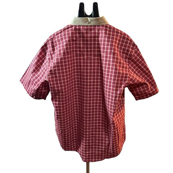 NWT Mens Wrangler PBR Size L XL Red Buffalo Plaid S/S Professional Bull Riders - Picture 5 of 8